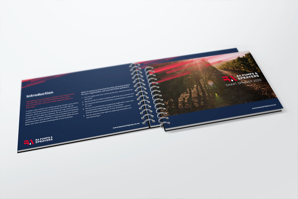 Graphic Design Hamilton - BA Pumps and Sprayers