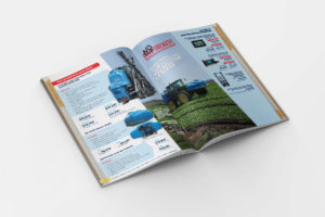 BA Pumps and Sprayers graphic design brochure, Ashleigh May Design