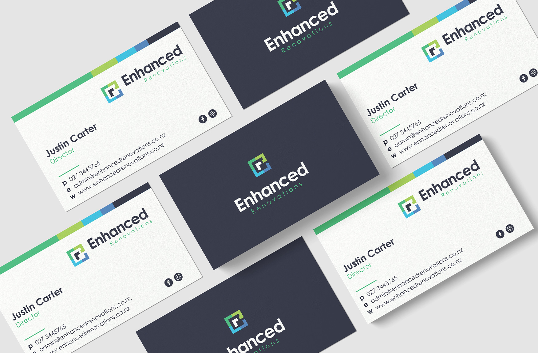 Enhanced Renovations Logo Design Hamilton