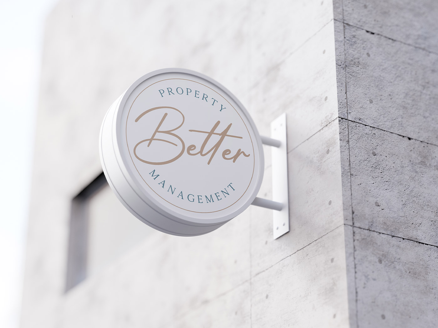 Better Property Management logo design, Ashleigh May Design