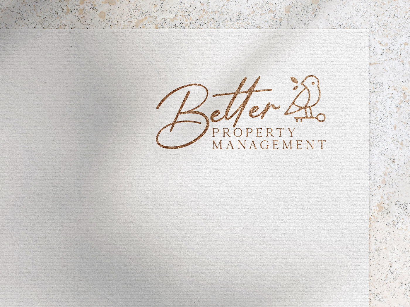 Better Property Management logo design