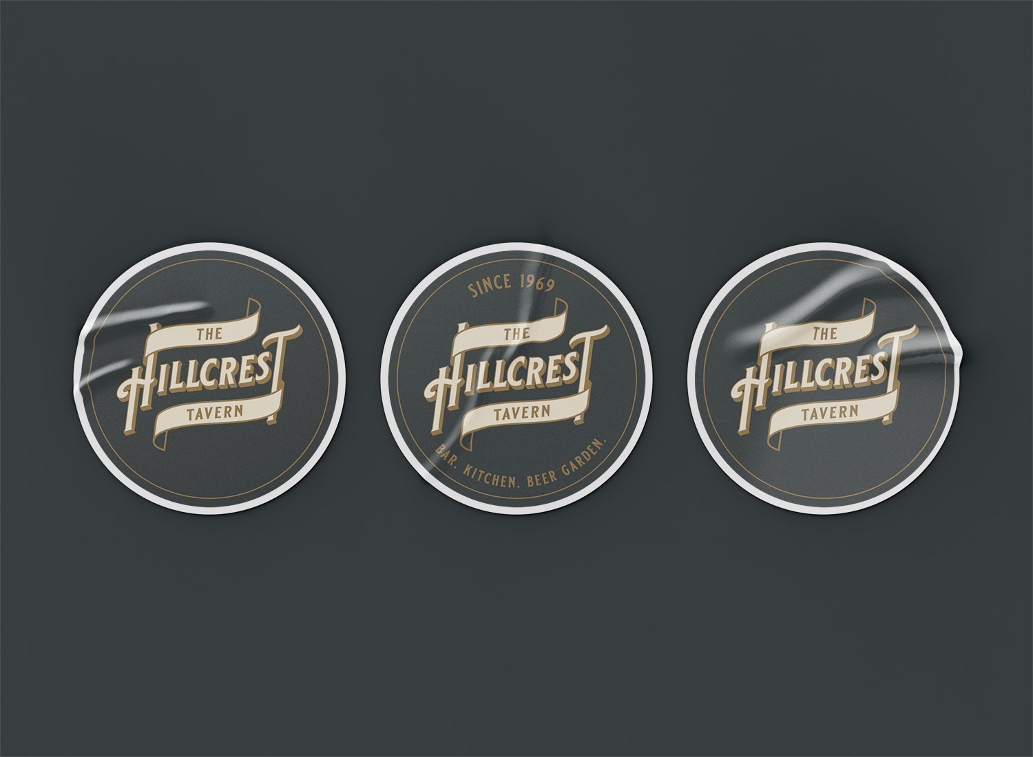 The Hillcrest Tavern logo design