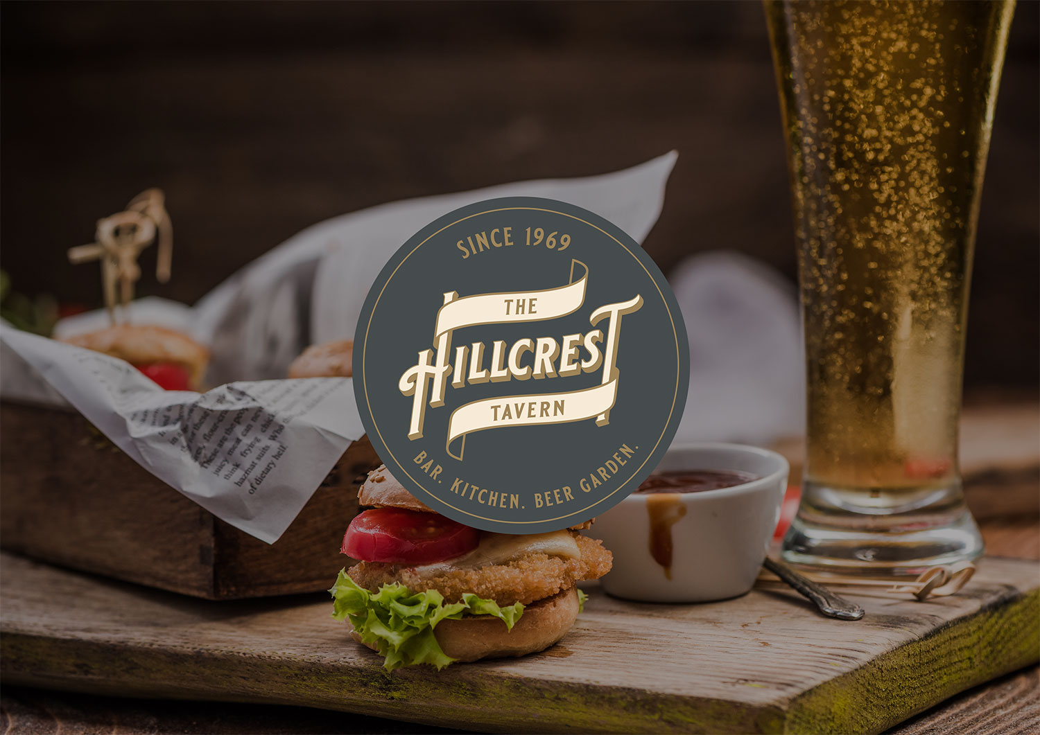 The Hillcrest Tavern hamilton logo design
