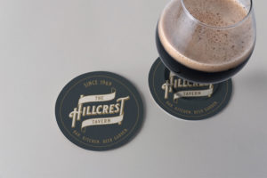 The Hillcrest Tavern logo design, Ashleigh May Design