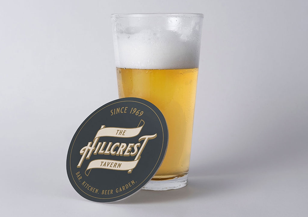 the hillcrest tavern logo design