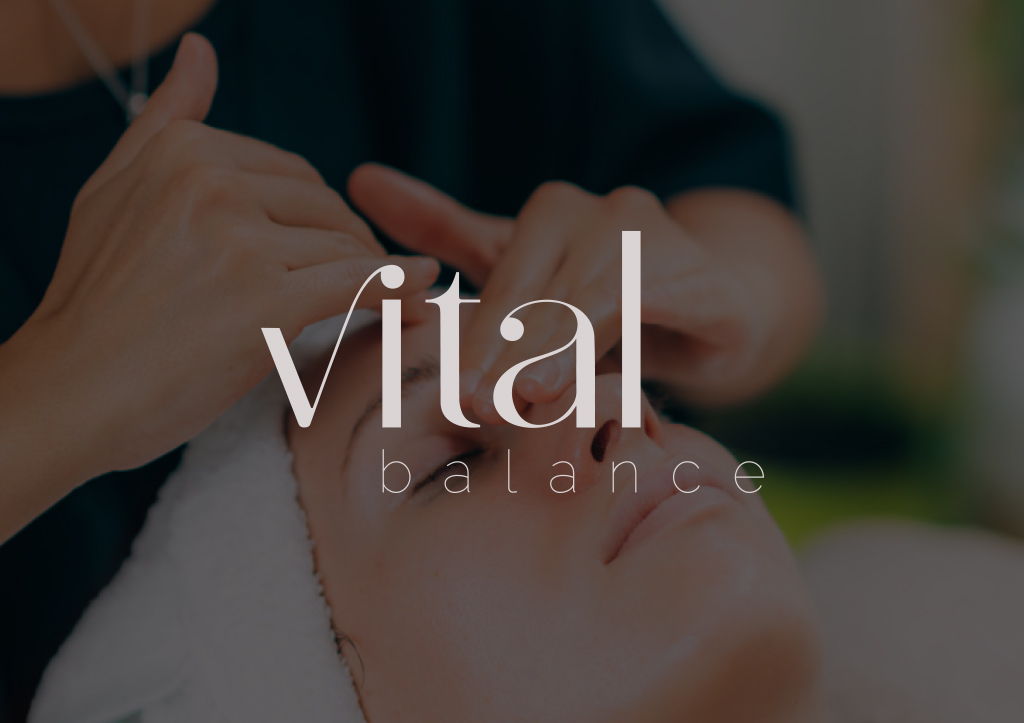 vital balance logo design, Ashleigh May Design