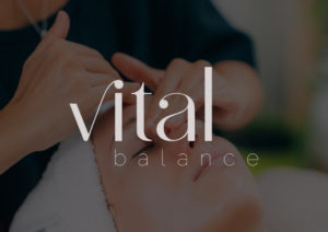 vital balance logo design, Ashleigh May Design