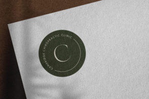 cambridge chiropractic clinic logo design, Ashleigh May Design