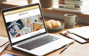 gifts for you and me website mockup, Ashleigh May Design