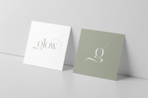 glow aesthetics logo design, Ashleigh May Design