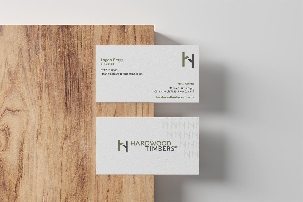 Hardwood Timbers Business Cards