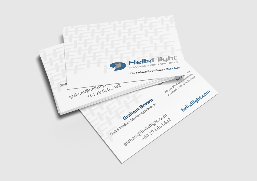 Helix Flight Business Card Design