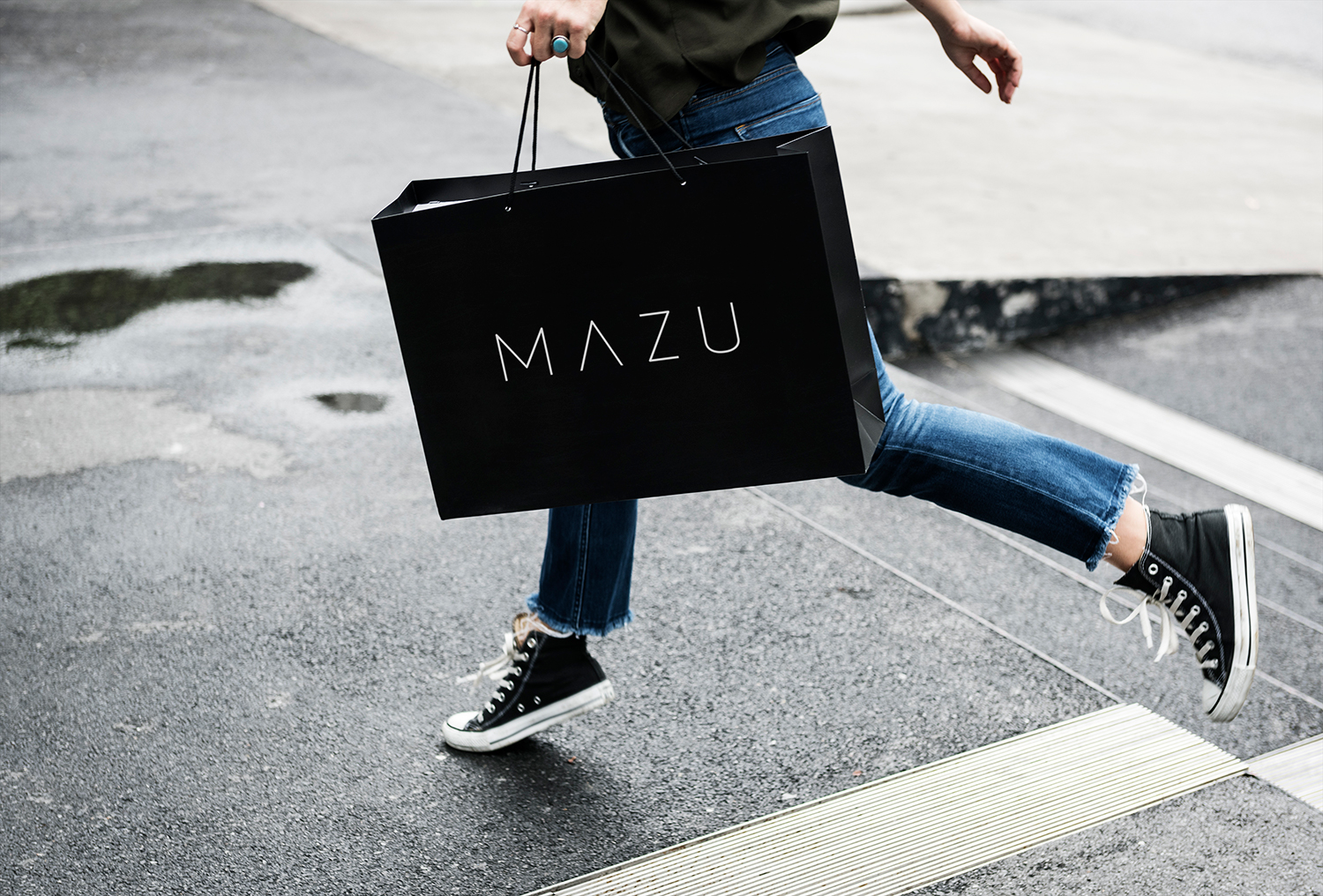 MAZU Logo Design Packaging
